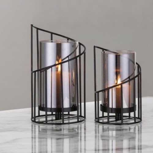 Glaszylinder FüR Kerzen Deko Wohnzimmer KerzenstäNder Teelichthalter Tischdeko Outdoor Sommerdeko Fensterdeko Teelichter Die Zimmertische, Das Wohnzimmer, Der Garten
