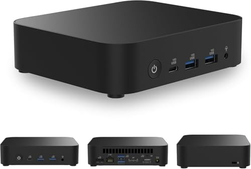 NUC 14 Essential NUC14MNK150 Mini PC - Intel N150 IntelGraphics, DDR5-4800, Wi-Fi 6E, triplo display 4K, LAN 2,5 GbE, computer compatto da 0,56L per ufficio e business (8 GB RAM + 256 GB SSD