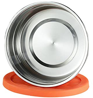 PRETYZOOM Lunch Container Acciaio Inossidabile con Silicone Sigillante Scatola Pranzo Portatile Media per Ufficio e Conservazione Alimentare Facile da e