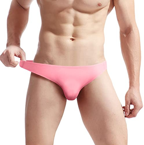Generico Tanga da Uomo Slip C-String Stile Moderno A Basso Raggio Mutandine Bikini Comodo Cosplay Biancheria Intimo Uso Quotidiano San Valentino Intimo Costume Intimo