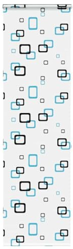 Mokuyary Tenda a rullo per doccia con cassetta, 60 x 240 cm, larghezza tessuto 56 cm, per vasca da bagno e doccia, tenda da doccia, tenda da bagno A1