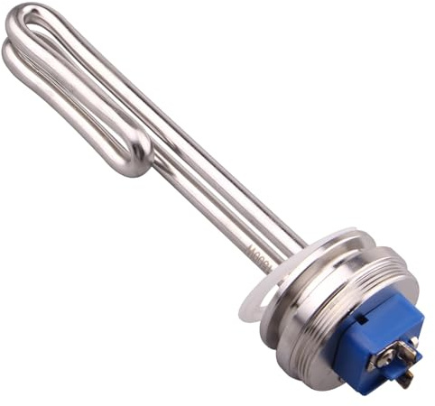 Résistance pour chauffe-eau, Thermoplongeur en acier inoxydable 120, 1500/1650W, 304 V, 1.5 pouces, triple pince, 8mm, 160mm-230mm