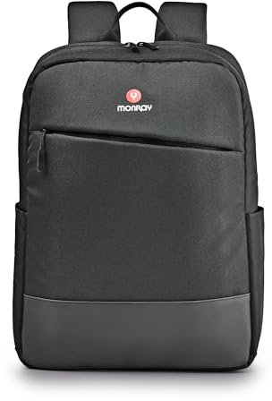 NGS Monray Sacks Venture Black – Mochila para Portátiles de hasta 15,6 Pulgadas, Capacidad 13L, Tejido Resistente al Agua, Compartimento Acolchado, Bolsillo Frontal y Laterales, Tirantes Acolchados