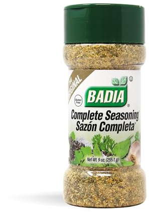 BADIA The Original condimento completo 9 oz | Mezcla de especias multiusos de ajo, cebolla, sal, pimienta, hierbas y especias, mezcla distintiva sabrosa