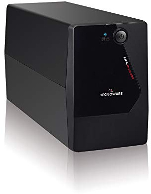 Tecnoware Power Systems UPS ERA PLUS 1100 Uninterruptible Power Supply - 4 IEC outputs - Autonomy up to 17 min with 1 PC or 60 min with Modem Router - Power 1100 VA