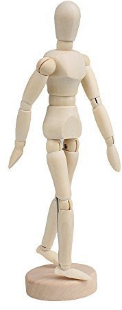 Gliederpuppe,12 Zoll Hölz Modellpuppe Solo Goya Mannequins mit Gelenken Holzpuppe für Desktop Dekoration dekorative Kunstwerke Körper Zeichnung Malerei