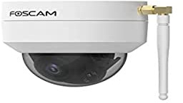 Foscam D4Z IP-Überwachungskamera für den Außenbereich, Anti-Vandalika, IK10, Weiß, 4 Megapixel, Zoom x4, kompatibel mit Alexa, Intelligente menschliche Erkennung