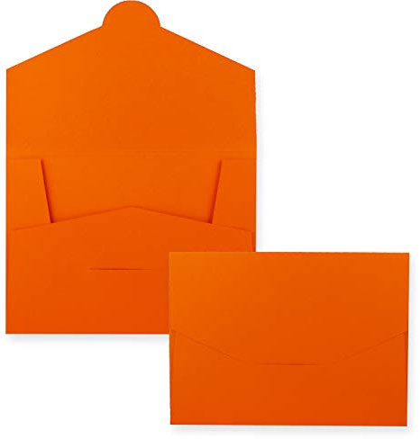 10 carpetas de papel estables para DIN A4 y DIN C4 en color naranja – 22 x 30,5 cm – 240 g/m² – adecuado como carpeta de presentación, carpeta de solicitudes y proyectos