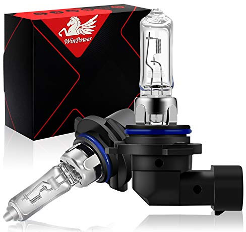 WinPower HB3 9005 60W Scheinwerfer Halogenlampen 3000K Gelb Super Bright 12V Auto Nebelscheinwerfer Lampen, 2 Stück