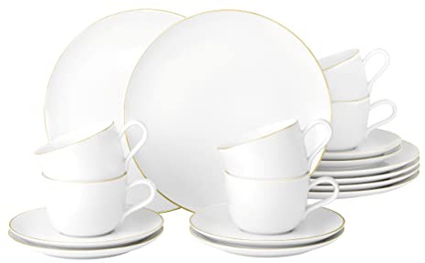 Kaffeeservice 18-teilig Liberty Goldrand