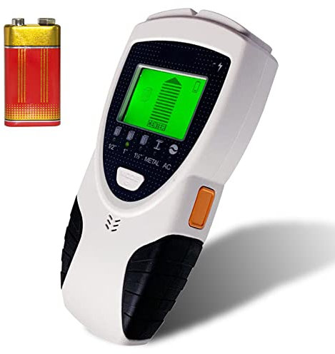 Leitungssucher: Ortungsgerät 5 in 1 Wandscanner Detektor Multifunktionaler Stud Finder mit Alarm Metalldetektor Leitungssucher AC-Stromleitung zum Auffinden Stromleitungen Holzbalken