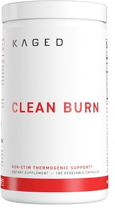 Kaged Clean Burn Capsules | Unflavored | 90 Servings