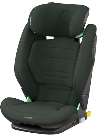 Maxi-Cosi RodiFix Pro² i-Size Kindersitz, 100–150 cm, 3,5–12 Jahre, ISOFIX Autositz Kinder, 3 Liegepositionen, ClimaFlow, Verstellbare Höhe/Breite, G-CELL Side Impact Protection, Authentic Green