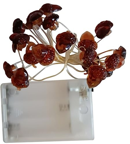 ABOOFAN Lichterkette Led-lichterkette Für Herbsternte Led-perlen Orangefarbene Lichter Für Ernte Thanksgiving-lichtergirlande Herbstdeko-lichterkette