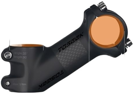 Fahrrad Vorbau Carbon Vorbauten 10/17/25/35 Grad MTB Lenker Vorbau Leistung 31,8 Mm Ultraleichte Fahrrad Lenker Vorbauten MTB Fahrrad Griff Tabelle Fahrradlenker ErhöHung ( Color : 35Degree-90mm-Matte