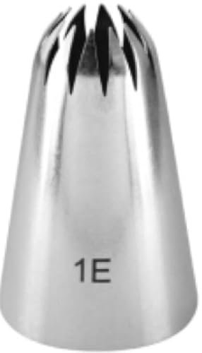 Piping Tips Large Cake Decorating Tools, Cake piping Nozzles Tips Kit - DIY Icing Nozzle Tool for Cupcakes, Decorating Tools, Icing and Piping Tips (1E)
