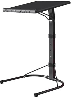 LUCEAE Kleiner Beistelltisch Kaffeetisch Sofatisch Nachttisch, klappbarer Laptop-Computertisch C-förmiger Überbetttisch Snacktisch für Couch, Kaffee, Wohnzimmer, Schlafzimmer, kleines Spa