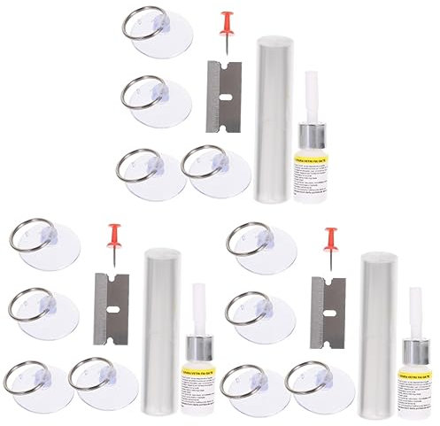 JECOMPRIS 3sätze Reparatur Von Windschutzscheiben Teilige Glasreparatur-kit Für Und Kratzer Einfach Zu Bedienen Praktisch Und Tragbar Für - Geeignet