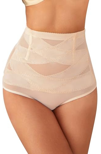 DIGZ Fajas Reductoras Mujer Braga Faja Reductora Adelgazante Cintura Alta Abdomen Sin Costuras Invisible Faja Postparto Recuperación