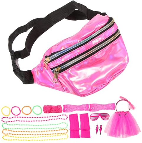 GAROZATION Jahre Damen Kostüm Accessoires Halskette Und Armband Für Retro Party Und Abschlussball Deko Zubehör Für Frauen Und Mädchen