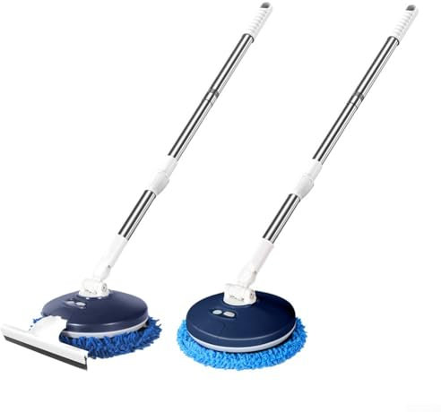 HEBEOT Dual Purpose Wireless Electric Spin Mop Cleaner Electric Cleaning Brush For Cleaning Windows, Washing Cars, Doors, Floors, Walls(Upgraded + wiper)