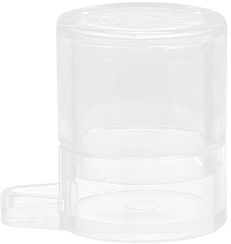 HEMOTON Acryl Ameisen Wasserfutterspender Kompakter 1.10X0.98 Zoll Wasserbehälter Für Ameisennest Terraristik Fütterungswerkzeug Leicht Zu Reinigen