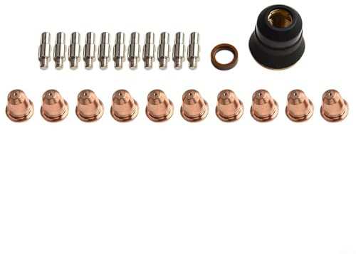 Komplettes 22-teiliges Plasmabrenner Zubehör für S45 CUT55, PT40 und IPT40, perfekt für Schweißanwendungen