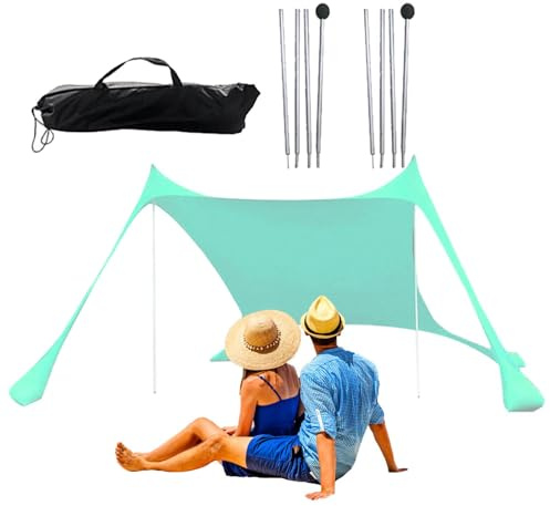 Tienda de sol – Toldo emergente de montaje rápido, Tnte plegable portátil impermeable y duradero, cubierta protectora | Parasol de senderismo, refugio junto a la piscina, tienda de viaje