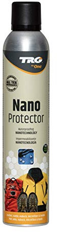 TRG The One - Spray Impermeabilizante para todo tipo de Piel, Ante, Nubuck, Microfibra y Textil | Nano Protector con nano tecnología | Incoloro, 400ml