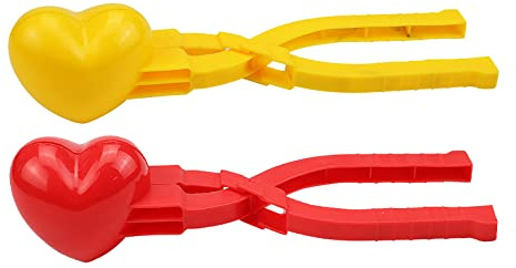 Schneeball Former | Schneeball Maker | Schneeballzange | Schneespielzeug | Schneeballzange herz | Schneeballzange Set | Schnee Former Set | Schneeball Zange | Snow Brick Maker (A12-2PC, 20x5.5cm)