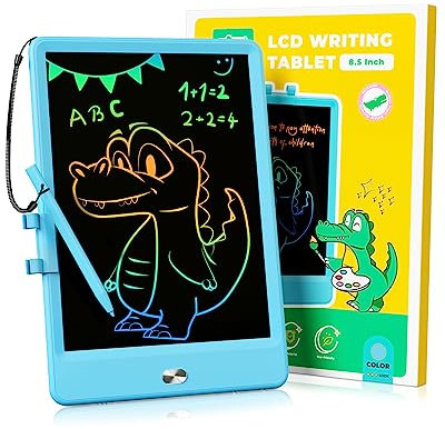 KOKODI Maltafel Zaubertafel, 8.5 Zoll lcd schreibtafel kinder, Doodle-Board mit Buntem, Spielzeug ab 3 4 5 6 7 Jahre alt Junge Mädchen für Geburtstags Weihnachten Festival Reise Geschenke
