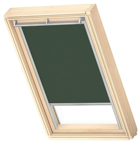 VELUX Original Nature Collection Dachfenster Verdunkelungsrollo, FK06, Forest, mit Grauer Führungsschiene