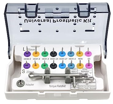 Implant Prosthetic Kit Torque Wrench Prosthetic Kit and Spare Parts Latch-Type Multi Driver Tool HYG-DH163