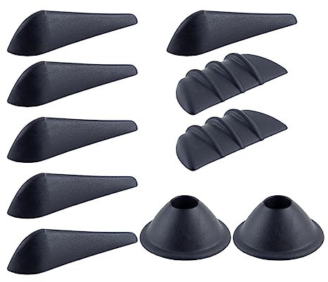 ciciTree 10Pièces Universel Carénage Carrosserie Spoiler Sticker Abaissement Pilier Rétroviseur Réduction du Bruit du Vent