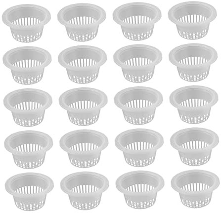 DIKACA 20St Hydroponisches Pflanzentöpfe Töpfe für Pflanzen gärfass gärtopf Orchideentopf Blumentöpfe für Orchideen Gärtnereibecher Pflanzzubehör für Baumschulen Mund