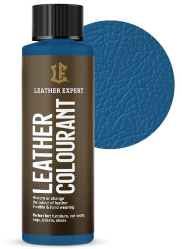 Sehr Deckend Wasserbasierte Lederfarbe – Leather Paint für Natur- und Öko-Leder, Ohne Alkohol, Für Alle Lederaccessoires – Reißt oder Blättert Nicht Ab – Viele Farben zur Auswahl