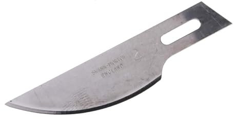 Swann-Morton Skalpellklinge, No.2, Gebogen, C-Stahl, 50-teilig, Packung a 50 Stück