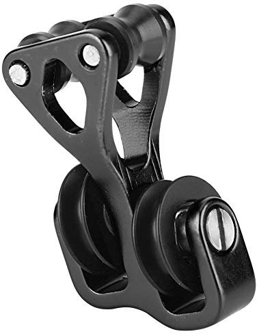 Bogenschießen Kabelrutsche, Compoundbogenpresse, Aluminiumlegierung Bogenschießen Compoundbogen Kabelrutsche String Splitter Roller Glide Compoundbogen Zubehör Schwarz (Black)