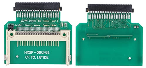 Beufee 2PCS Merory-Kartenadapter, 1,8-Zoll-CF-Compact-Flash-Speicherkarte auf 50-poligen 1,8-Zoll-IDE-Festplatten-SSD-Konverter-Adapter