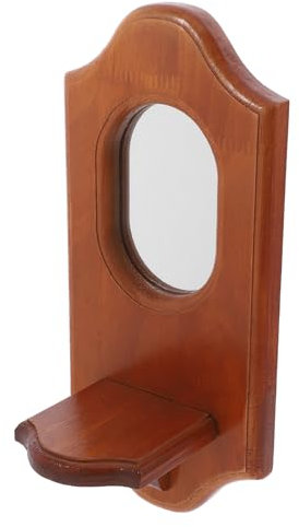 MUSISALY Wandkerzenhalter Braun mit Dekorativem Vintage Design für Wohnzimmer und Clubs als Stilvolle Wanddekoration und Regalkerzenhalter