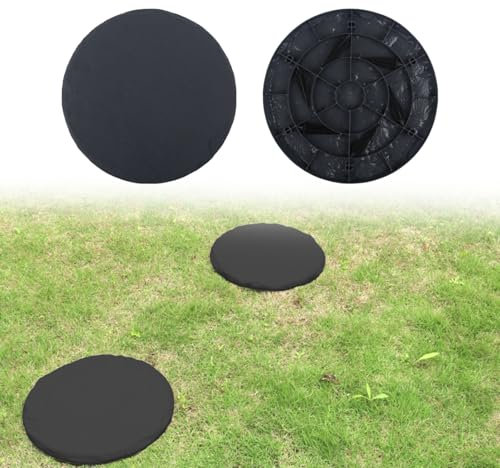 Today's Deals Of The Day Prime Plastic Patio Stepping Stones – Easy To Install Lightweight Weatherproof Concrete Effect Anti-Slip Square Paving Slabs – Ideal for an Outdoor Garden Pathway or Patio