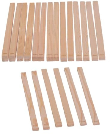 Folpus Strisce di misurazione, Guide per mattarello in Legno, Righello per la Cottura della Pasta per Pizza, Strumento per Uso Domestico per la Ceramica, Style C