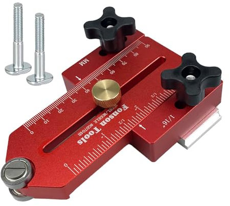 Gab à table réglable – Guide de coupe en alliage d'aluminium, accessoire de coupe léger et réglable | Scie sauteuse de table à déchirure fine longue durée, outil de précision pour scie à ruban