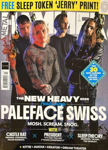 Metal Hammer Magazine March 2026 The New Heavy 2026 Featuring Paleface Swiss + SLEEP TOKEN 'JERRY' Print