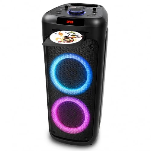 BM SONIC MS06-CD-XXL Enceinte 1000W Lecteur CD Bluetooth Karaoké