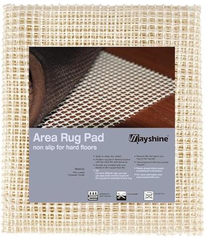 MAYSHINE Non Slip Rug Gripper Underlay Mat - PVC Anti Slip Rubber Matting for Rugs on Laminate, Wooden, Vinyl Floors - Perfect Anti Slip Rug Underlay for the Kitchen, Home, Office & More - 180x280 cm