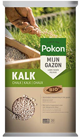 Pokon Bio Kalk, Granulat, Rasenkalk, Gartenkalk, natürlicher Kalkdünger, gekörnt, mit Magnesium, 20kg, grün, 7623576100A