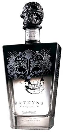 Satryna Tequila Blanco | Blanco Tequila | 38% ABV | 70cl | 100% Vegan Tequila | Luxury Artisinal Award Winning Tequila | Crisp & Clean | Smooth Sweet Agave