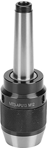 Integrated Keyless Drill Chuck High Speed Steel Milling Machine Accessory MT3-APU13-M12