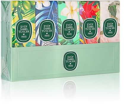 Eyüp Sabri Tuncer Zylinder Glasflasche Eau de Cologne 5er Set (5 x 16 ml)